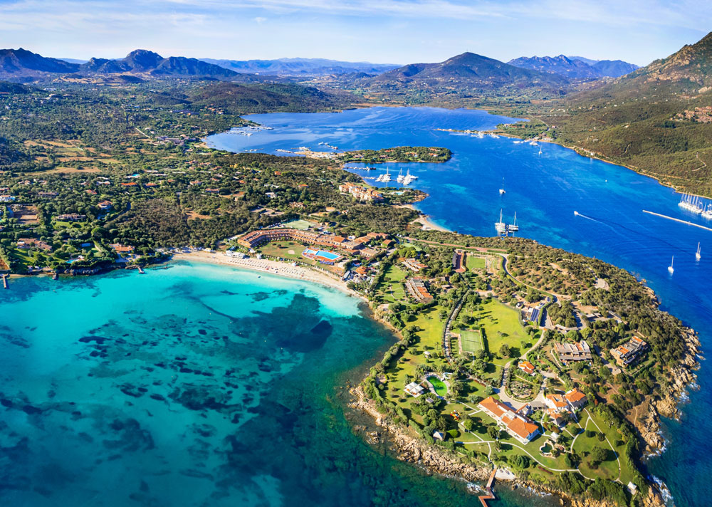 The bay of Marina Portisco - Costa Smeralda
